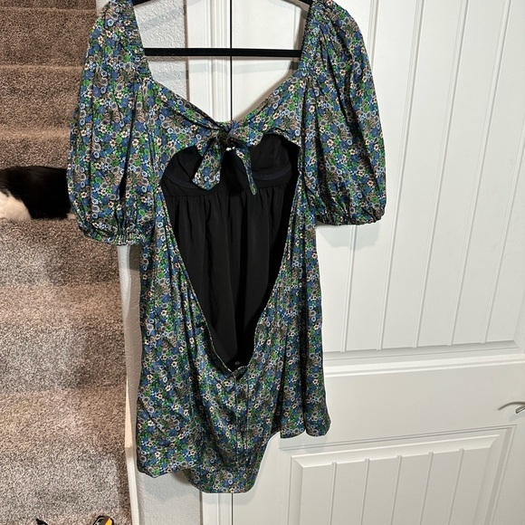 NWTs For Love and Lemons Alisa Mini Dress in Green - Picture 11 of 11